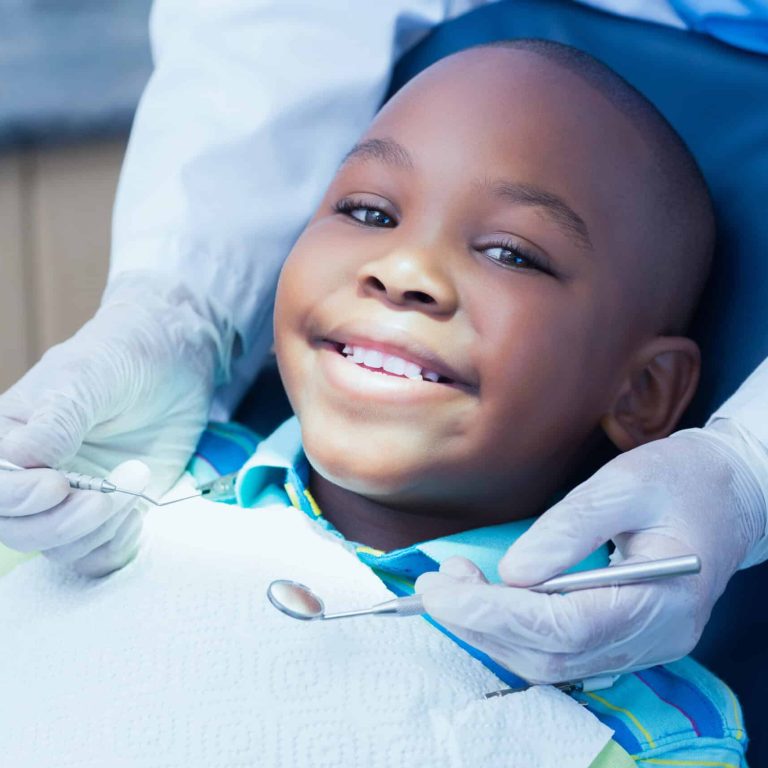 Close,Up,Of,Boy,Having,His,Teeth,Examined,By,A